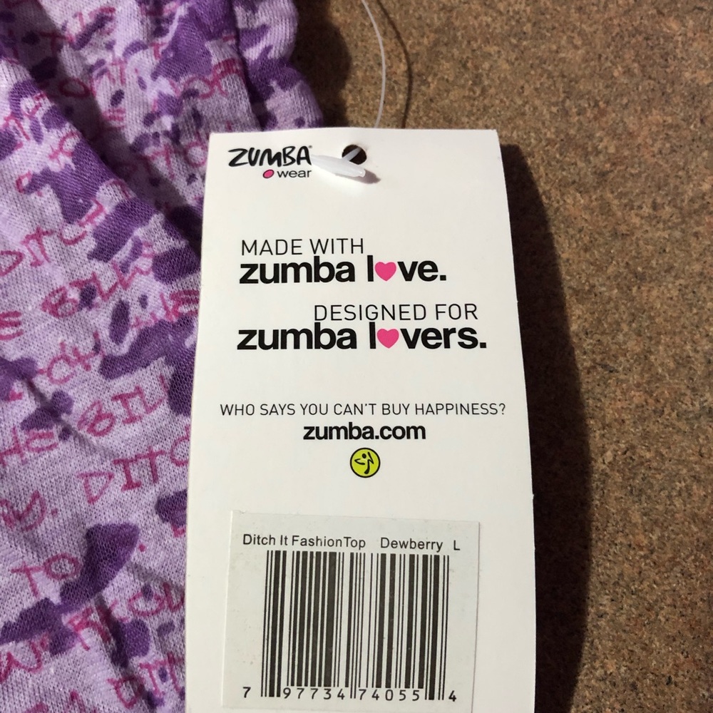 NEW Zumba Ribbed Tank Top - Picture 3 of 6